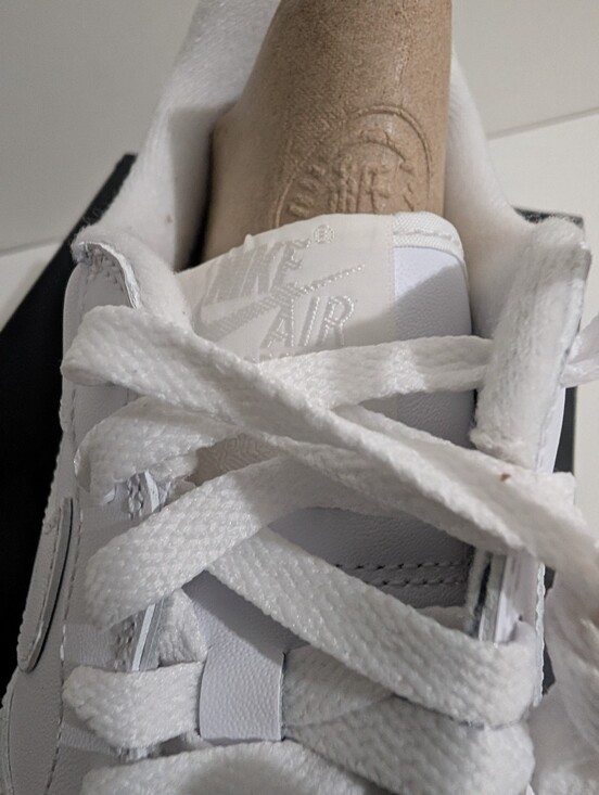 Supreme x Nike Air Force 1 Low \'Box Logo - White\' Sneakers | Mens Size 8b main image 4